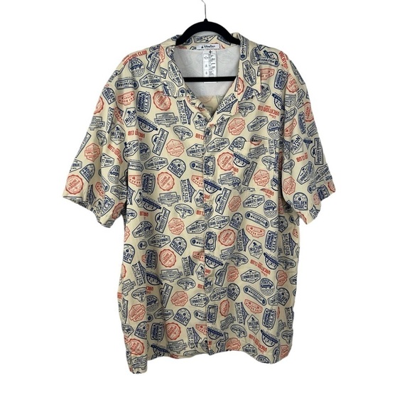 Disney Other - Disney Parks Disney Vacation Club Resort Logo Print Vented Camp Shirt